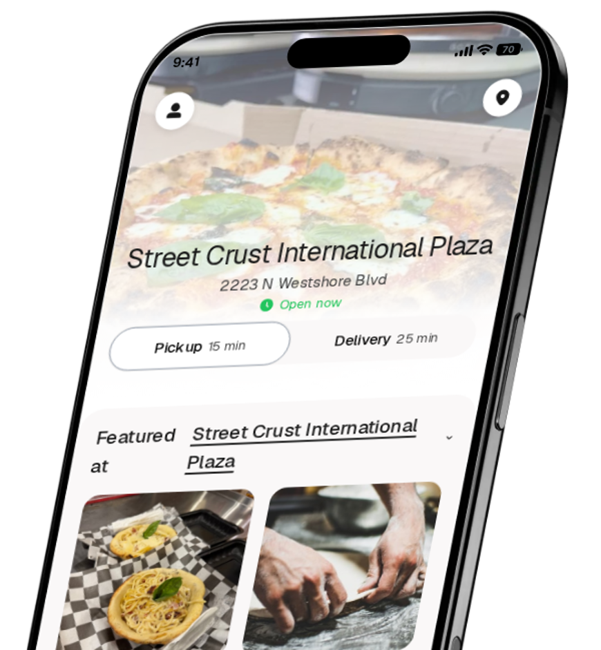 Street Crust International Plaza app preview