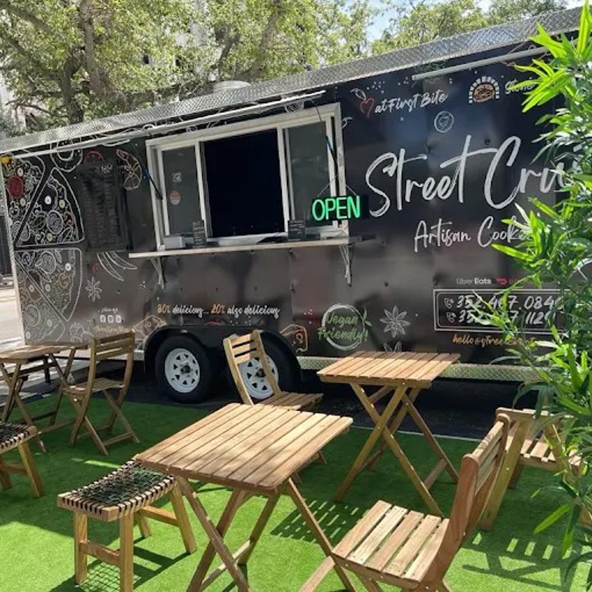 We're Located in Downtown Tampa Trailer