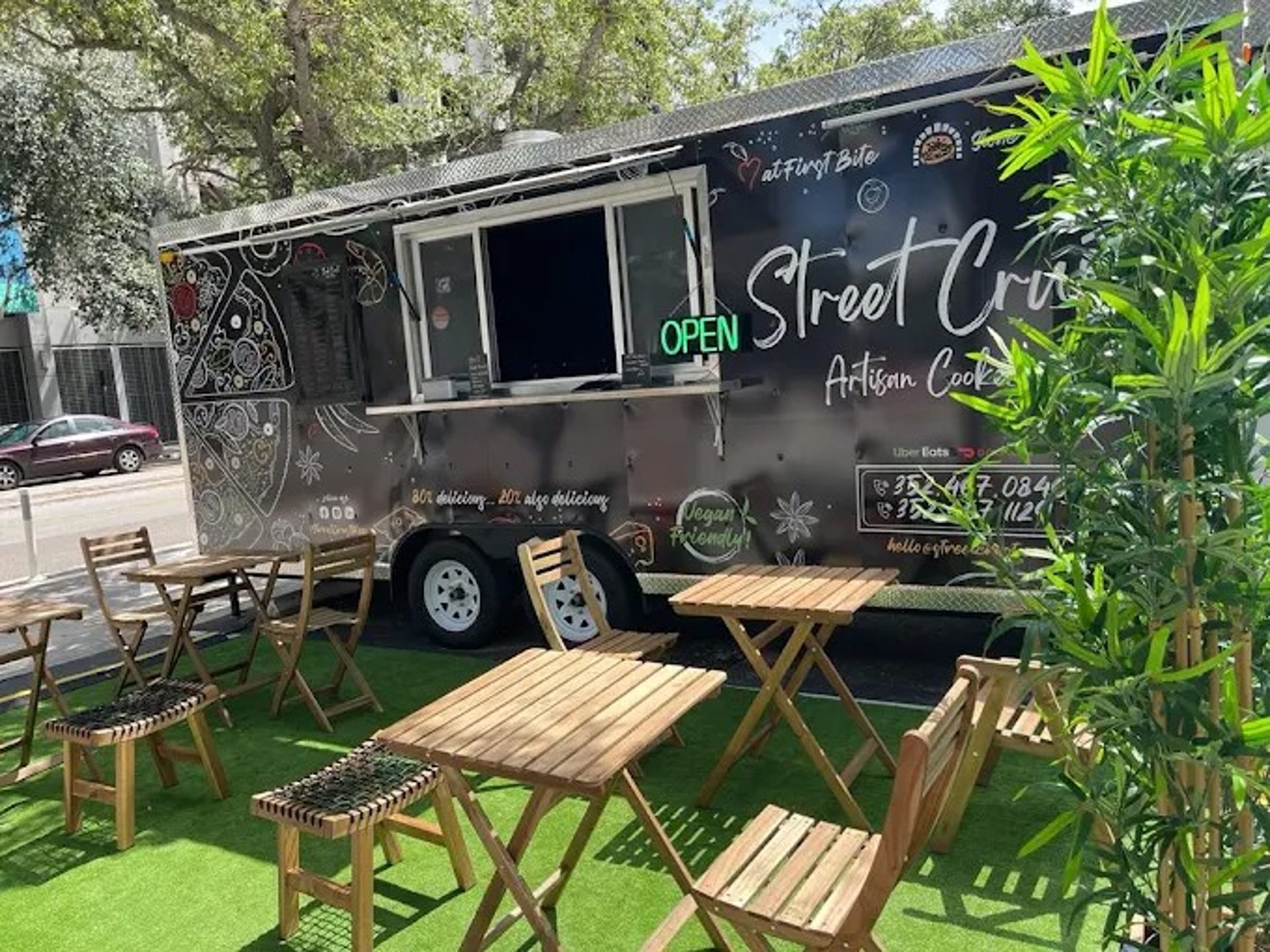 We're Located in Downtown Tampa Trailer